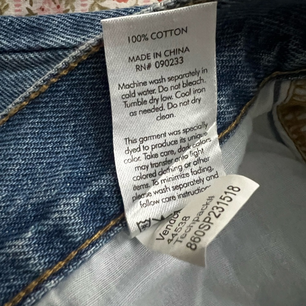 PacSun Women’s High Rise Straight Jeans Medium Wash Size 30 - Picture 7 of 7